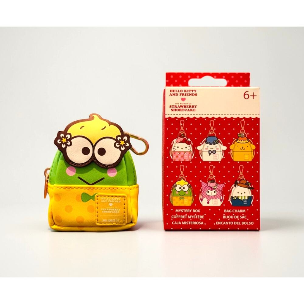 Loungefly Hello Kitty Strawberry Shortcake Keroppi Lemon Meringue Keychain